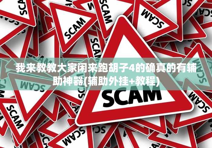 我来教教大家闲来跑胡子4的确真的有辅助神器(辅助外挂+教程)